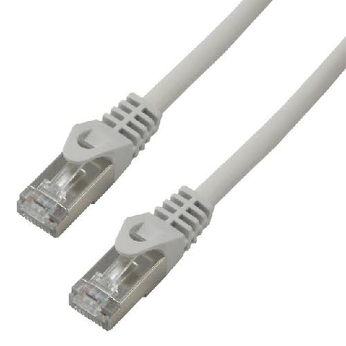 Cordon Cat 6 RJ45 F/UTP - 1m Gris - Achat / Vente sur grosbill.com - 0