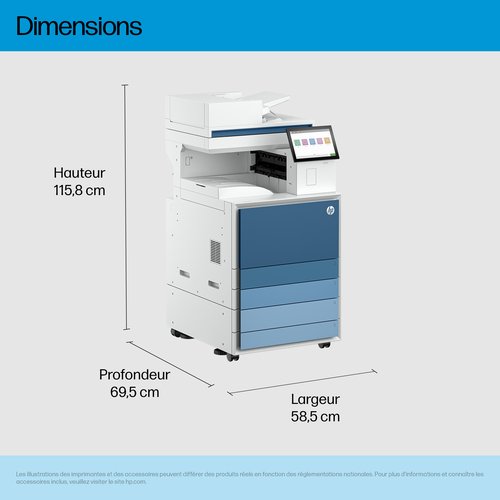 HP LaserJet Ent MFP 8601DN Printer EU - Achat / Vente sur grosbill.com - 9