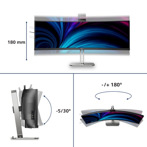 49B2U6903CH/00 48.8" curvo 32:9 VA WLED - Achat / Vente sur grosbill.com - 4