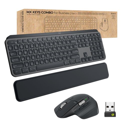 image produit Logitech MX Keys Combo for Business Gen 2 Grosbill