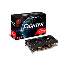 image produit PowerColor Fighter AMD RADEON RX 6500 XT 4GB GDDR6 Grosbill