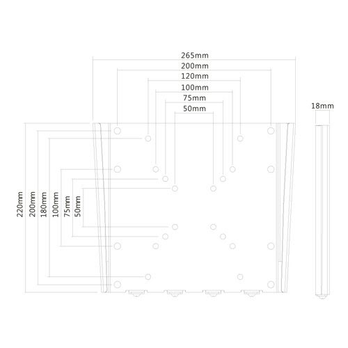 Wall Mount 10-40" Black - Achat / Vente sur grosbill.com - 2