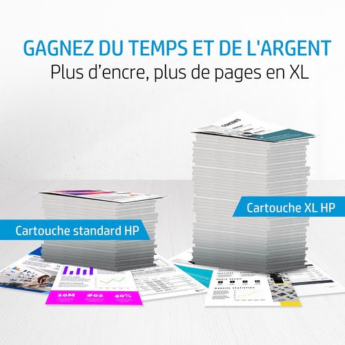 Cartouche 912XL - Cyan - 3YL81AE#BGX pour imprimante  HP - 9