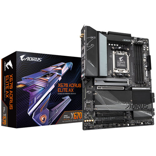 image produit Gigabyte X670 AORUS ELITE AX Grosbill