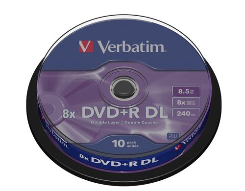 DVD+R/8.5GB 8x DLAYER mattsilv Spdl 10 - Achat / Vente sur grosbill.com - 0