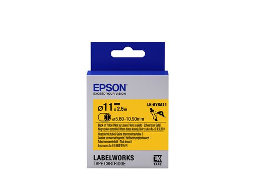 Epson TAPE - LK-6YBA11 HST BLK-/YELL - Achat / Vente Consommable imprimante sur grosbill.com - 0