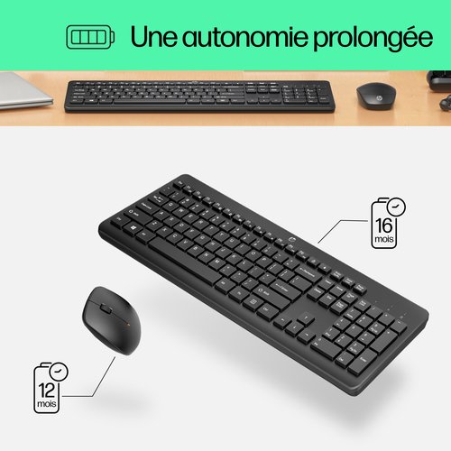 HP 230 WL Mouse+KB Combo - Achat / Vente sur grosbill.com - 10