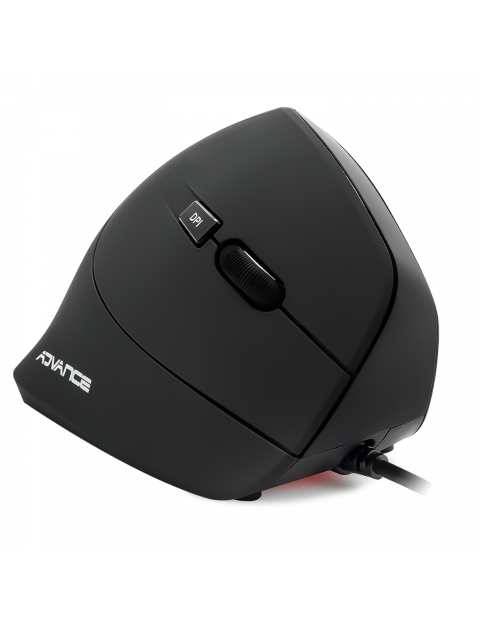 Advance Vertical Plus Black - Souris PC Advance - grosbill.com - 0
