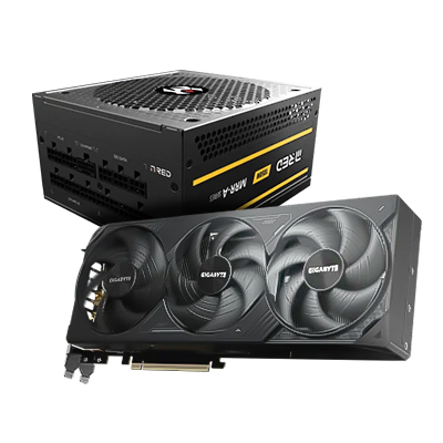 RTX 5080 WINDFORCE OC SFF 16G+MRR-1050AG VP2 Noir - grosbill.com - 0