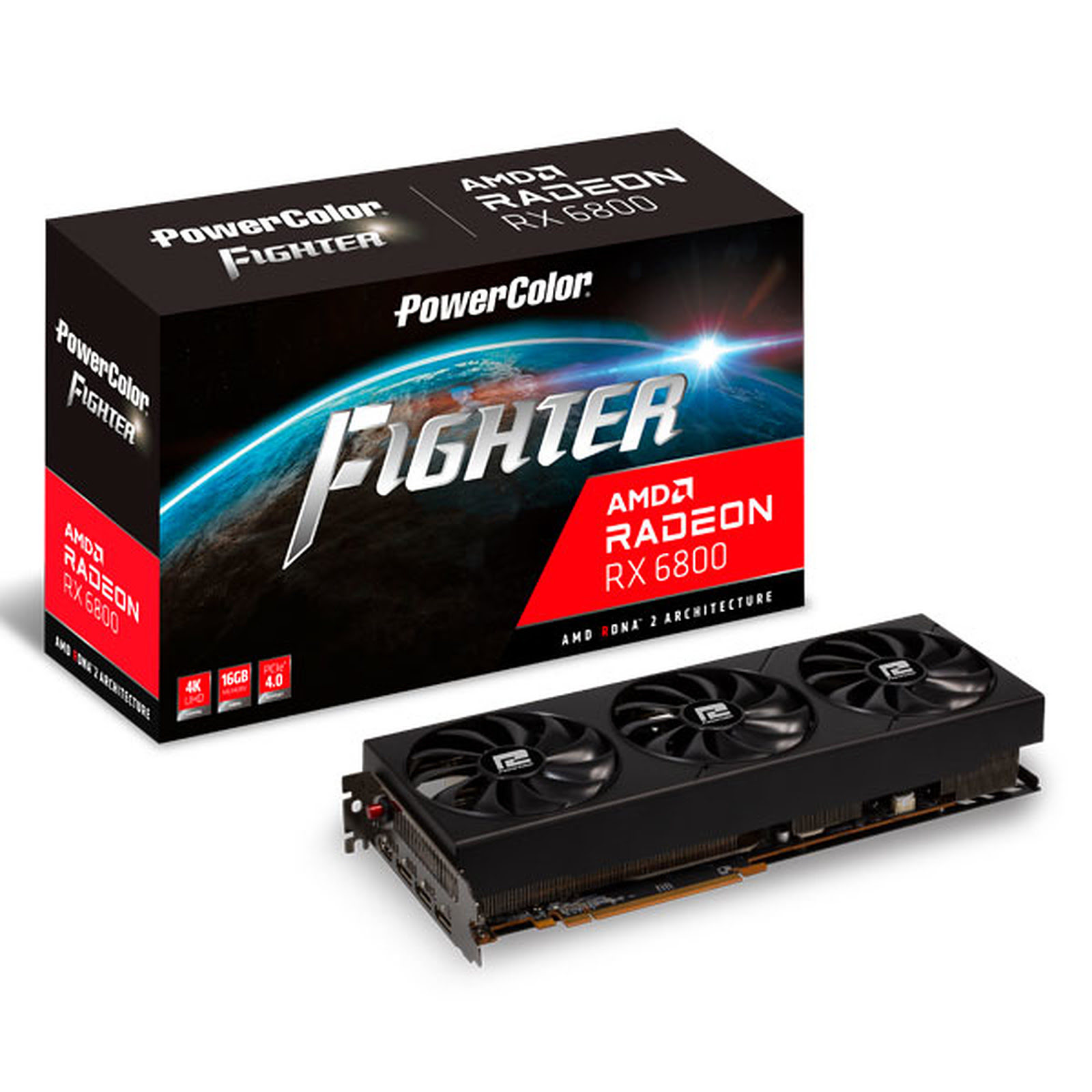 PowerColor RX 6800 Red Fighter  - Carte graphique PowerColor - 0
