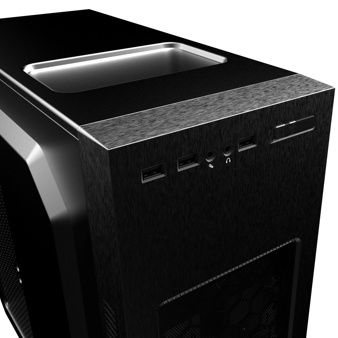DUST BLACK FORCE DU-CBF Noir - Boîtier PC DUST - grosbill.com - 6