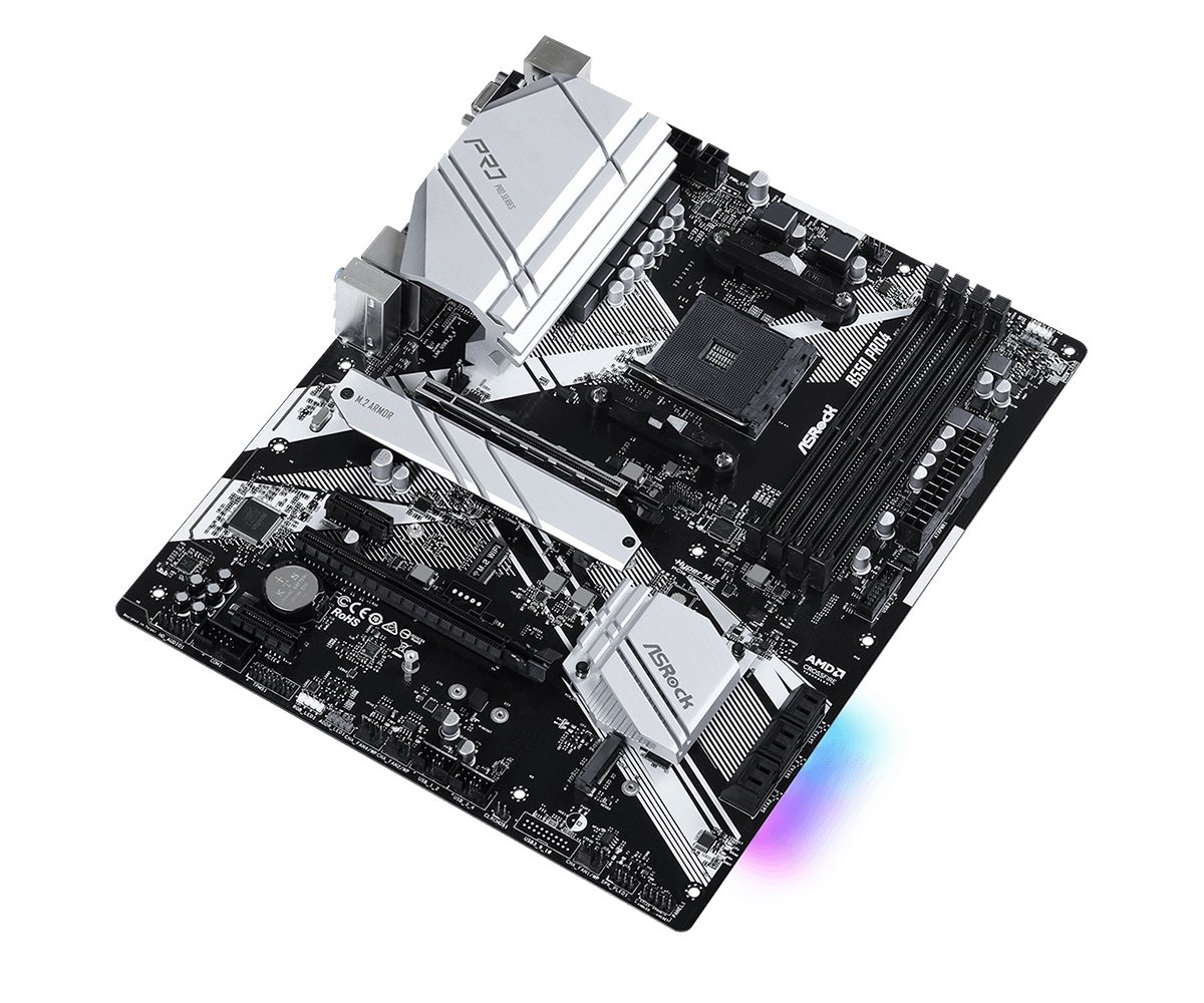 ASRock B550 Pro 4 ATX  - Carte mère ASRock - grosbill.com - 2