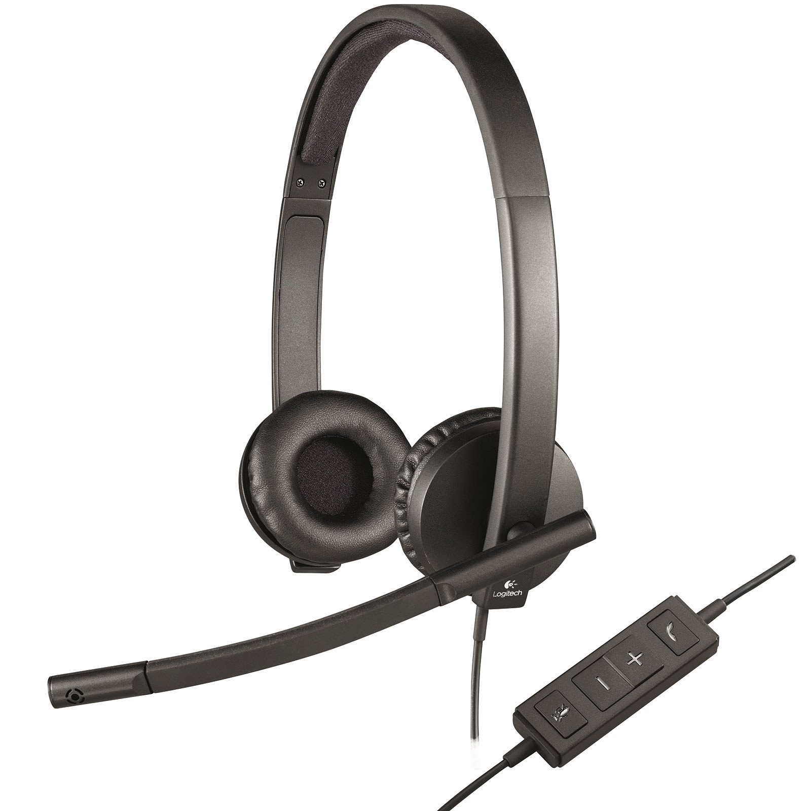 Logitech USB Headset H570e Stereo Noir - Micro-casque - 0