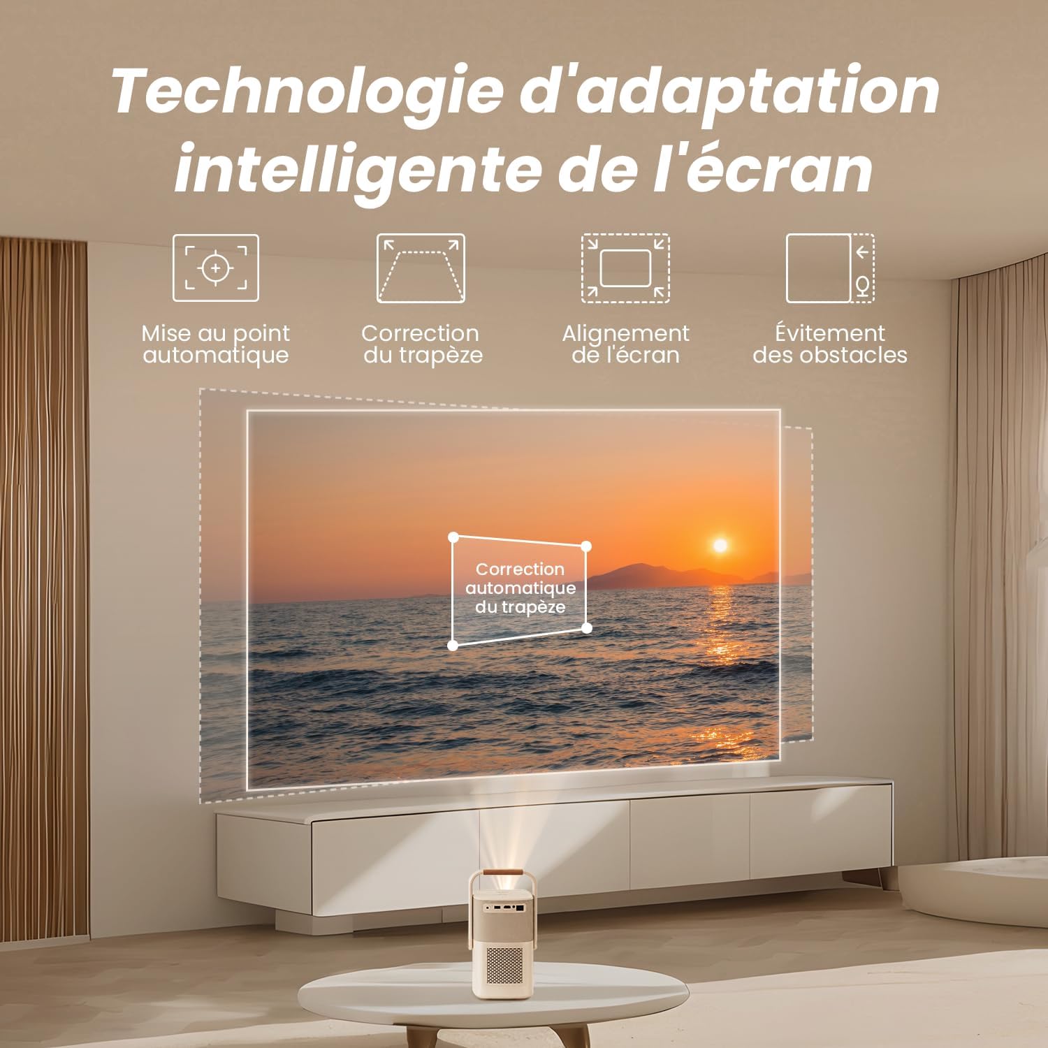 Grosbill Yaber T2 FHD WiFi/Bluetooth - Vidéoprojecteur Grosbill - 4
