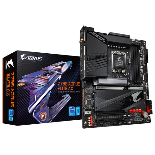 image produit Gigabyte Z790 AORUS ELITE AX-Seconde Vie-Etat Satisfaisant Grosbill