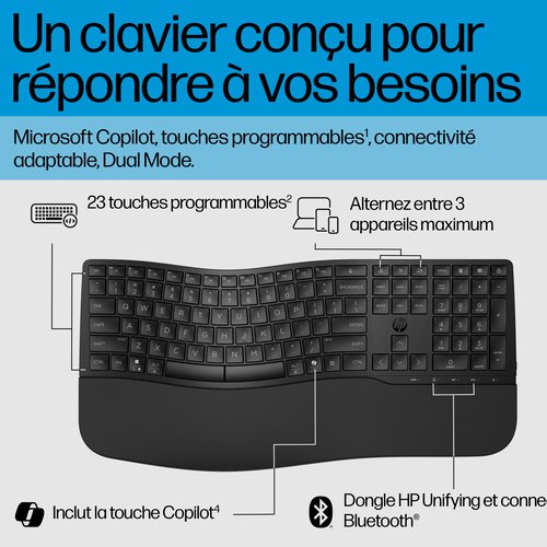 HP 685 CFT DUAL-MODE KBD - Achat / Vente sur grosbill.com - 5