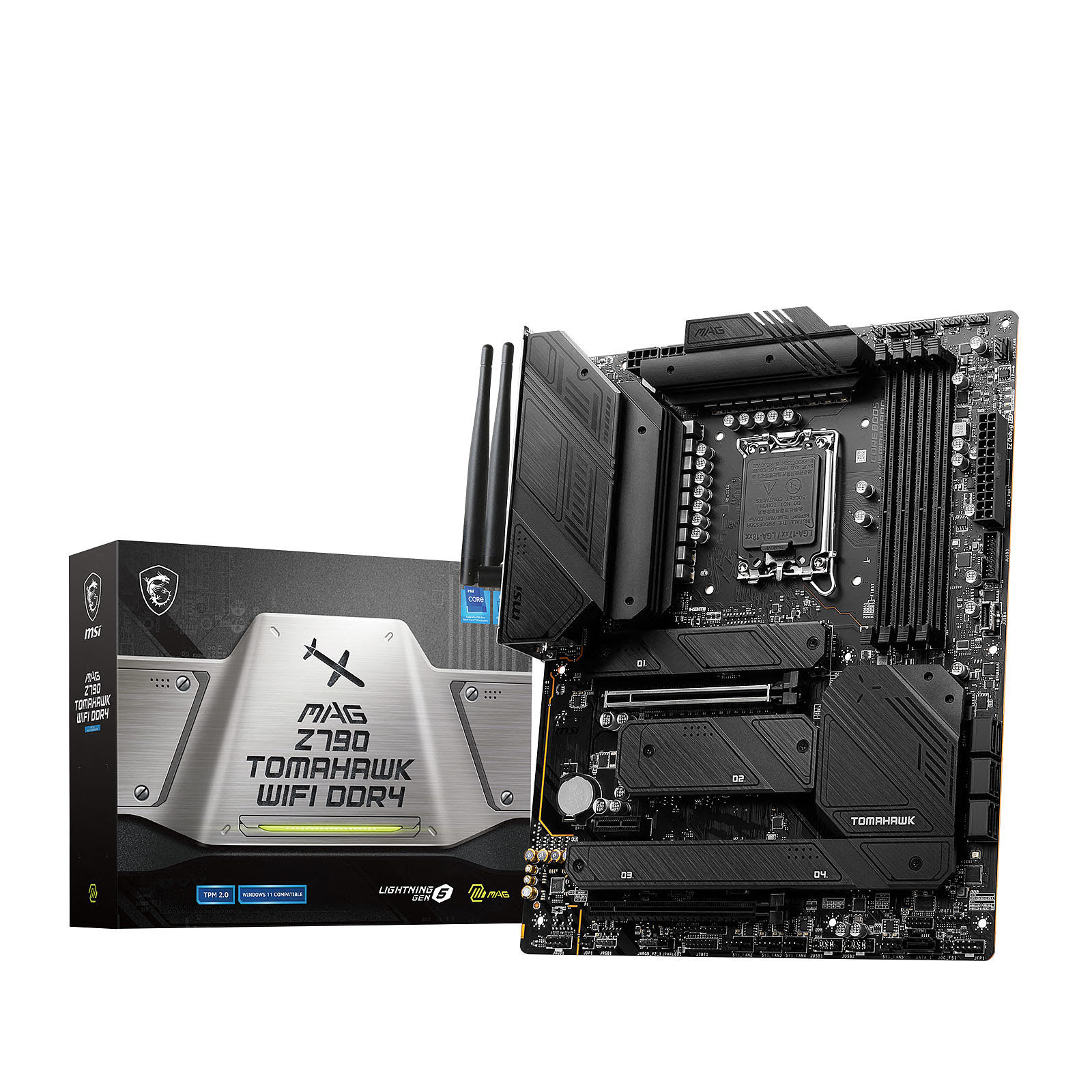 MSI MAG Z790 TOMAHAWK WIFI ATX  - Carte mère MSI - grosbill.com - 1