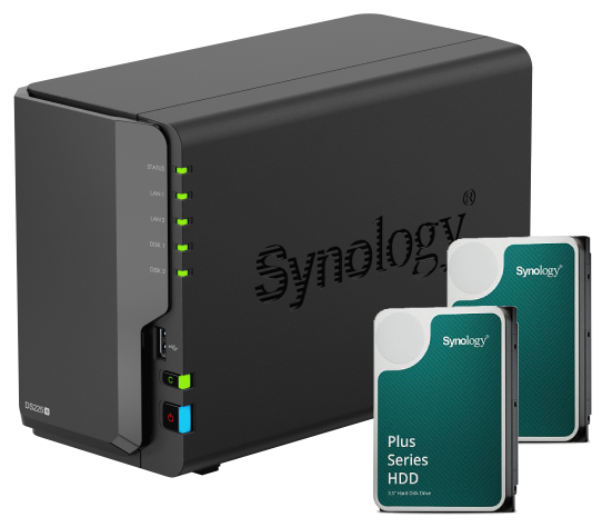 Synology DS225+ - 2 Baies avec 2 disques de 6To HAT3300-6T - Serveur NAS - 0