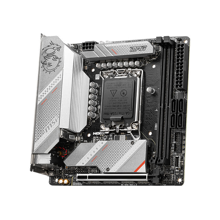 MSI MPG B760I EDGE WIFI DDR4 Mini-ITX  - Carte mère MSI - 1