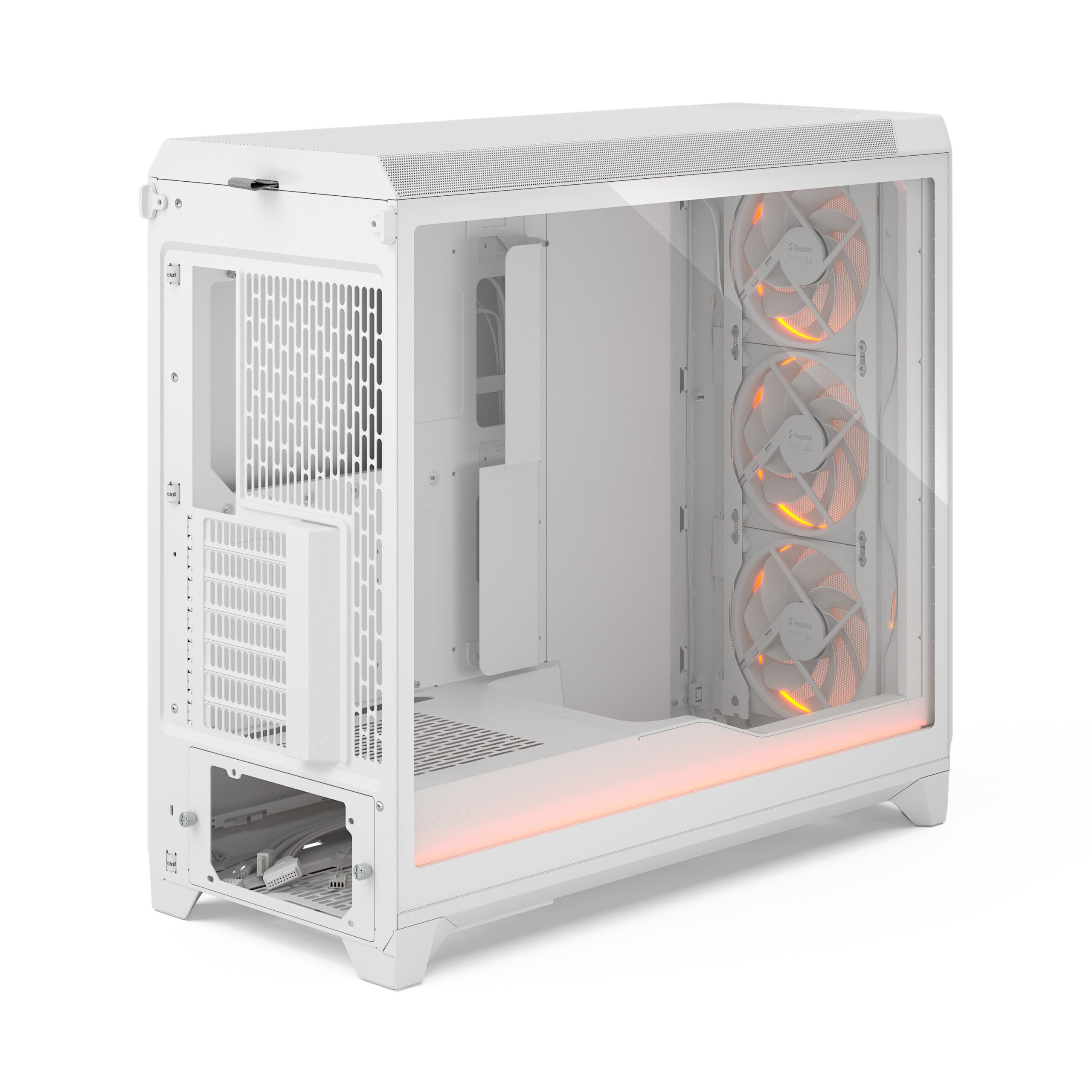 Fractal Design Meshify 3XL Ambience P RGB TGClear-MT/SsAlim/E-ATX Blanc - Boîtier PC - 4