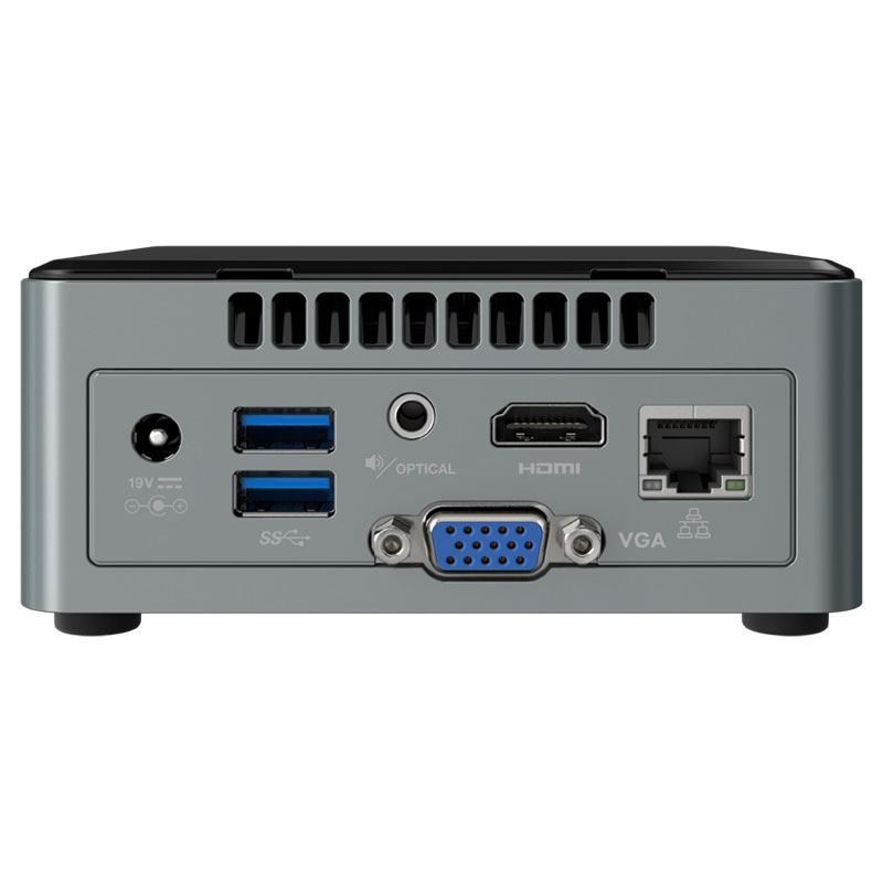 Intel NUC NUC6CAYH- J3455/SO-DDR3 LV/SATA/HDMI - Barebone et Mini-PC - 1