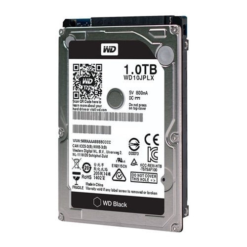 WD 1To 7200tr SATA III 32MO BLACK WD10JPLX - Disque dur 2.5 interne