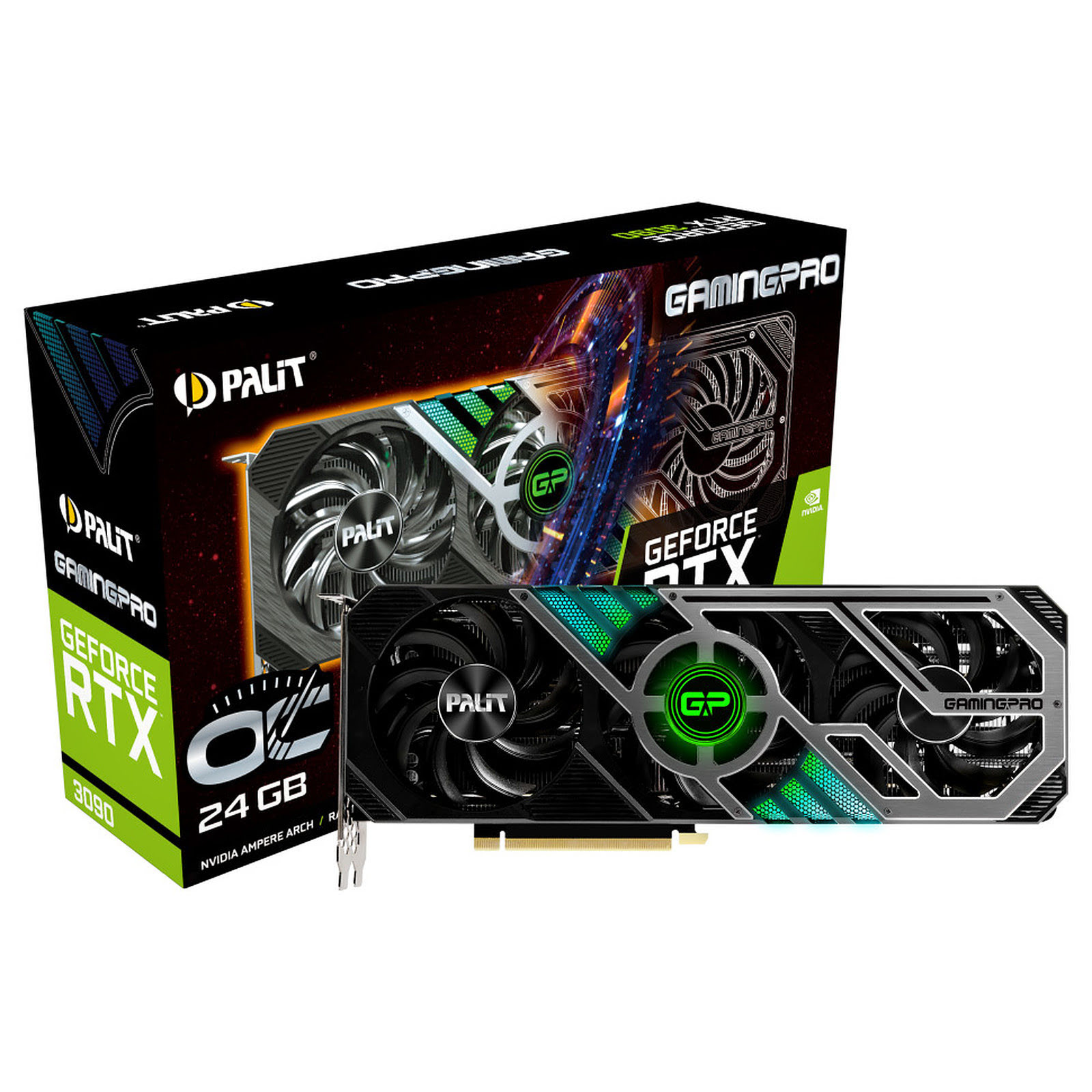 Palit RTX3090 GamingPRO OC 24G LHR  - Carte graphique Palit - 0