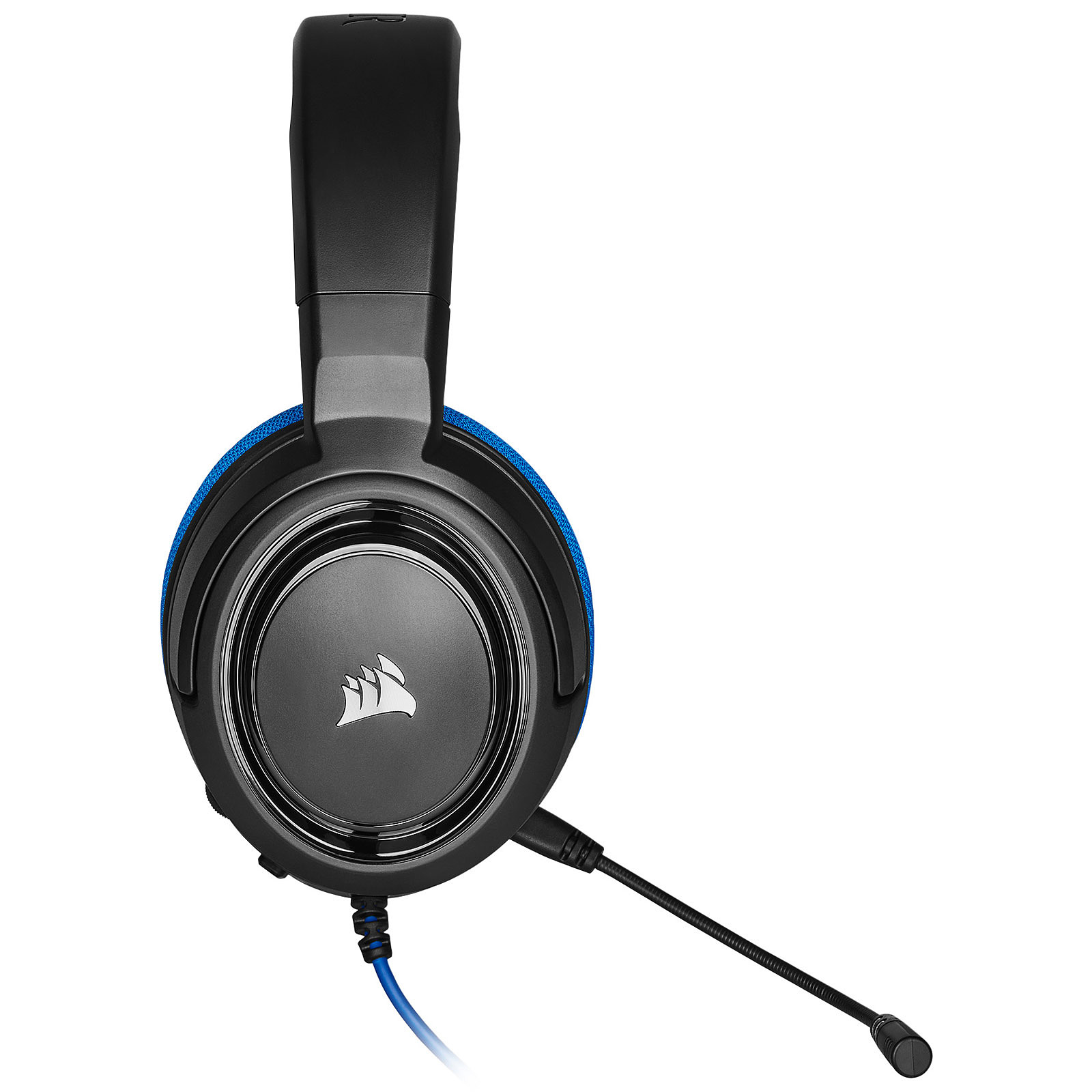 Corsair HS35 Blue Stereo Bleu - Micro-casque - grosbill.com - 2