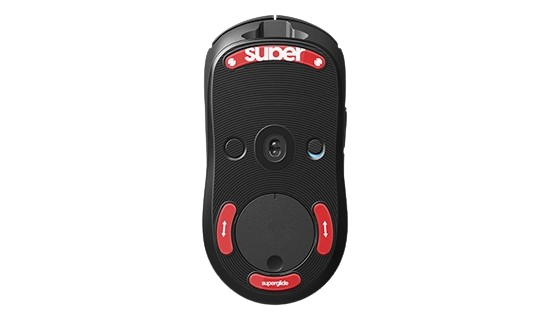 SuperGlide Patins Verre V2 - Logitech G Pro Wireless - Rouge (LGPSGR2) - Achat / Vente Modding sur grosbill.com - 1