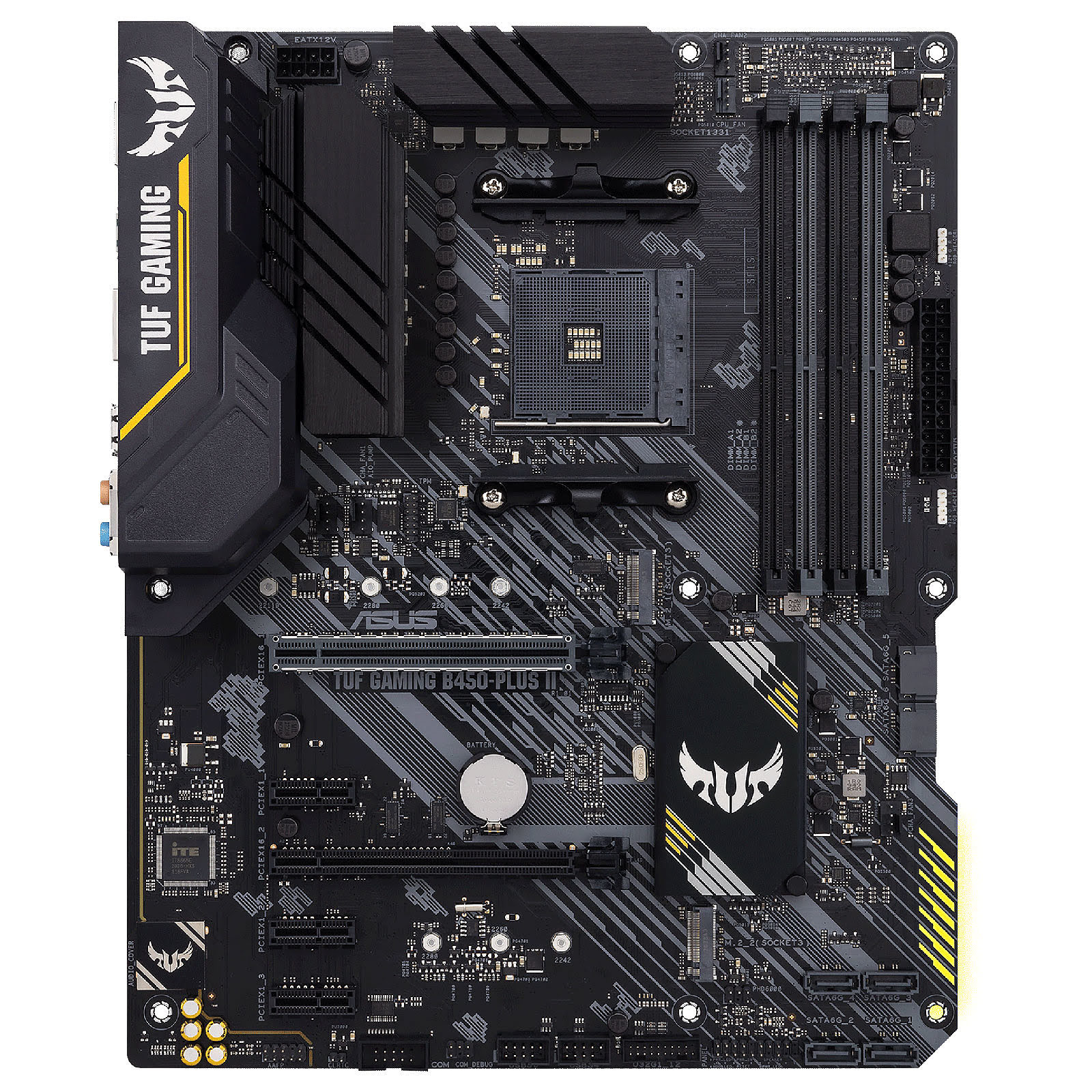 Asus TUF B450-PLUS GAMING II ATX  - Carte mère Asus - grosbill.com - 4