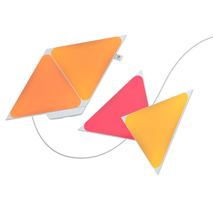 Nanoleaf Shapes Triangles Starter Kit - 4 Pièces (NL47-2002TW-4PK) - Achat / Vente Objet connecté / Domotique sur grosbill.com - 4