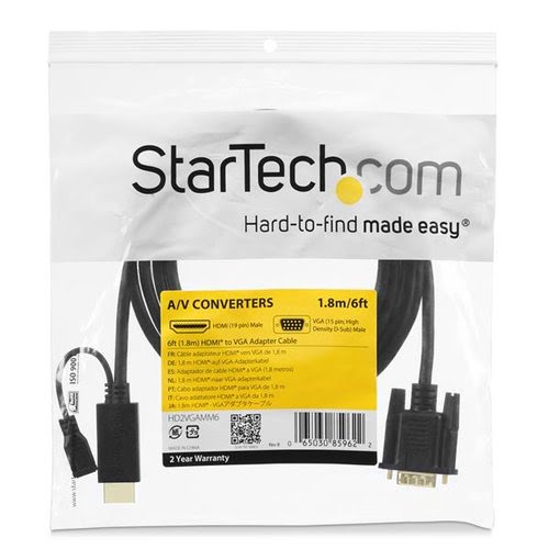 10ft HDMI to VGA active converter cable - Achat / Vente sur grosbill.com - 4
