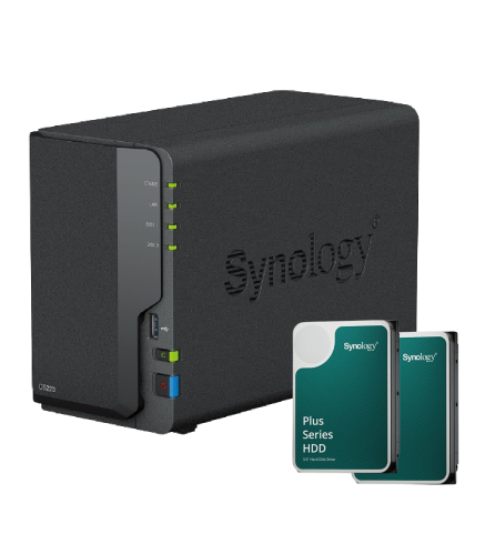 Synology DS223 - 2 Baies avec 2 Disques de 6 To