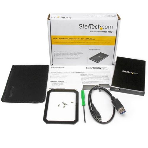 USB 3.1 Enclosure for 2.5" SATA Drives - Achat / Vente sur grosbill.com - 4