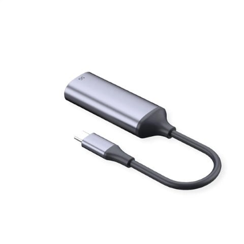 Convertisseur USB-C vers RJ45 - 0,13m - Gris - Connectique réseau - 2