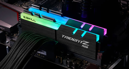 G.Skill Trident Z RGB 32Go (2x16Go) DDR4 4400MHz - Mémoire PC G.Skill sur grosbill.com - 2