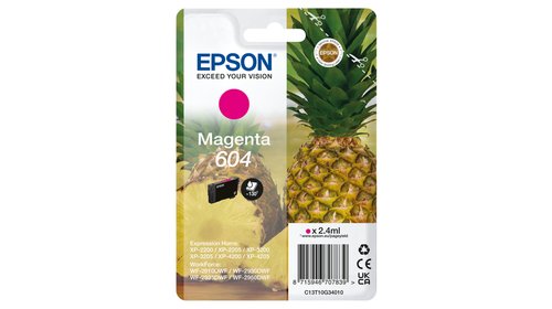 image produit Epson Cartouche Magenta 604 Grosbill