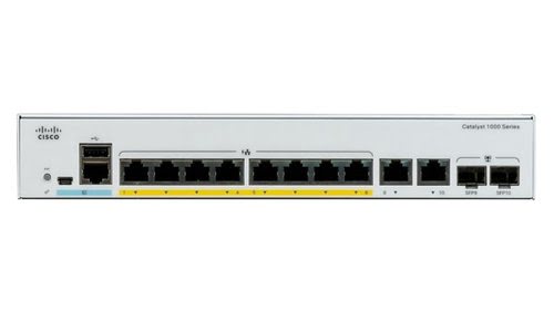 Cisco Catalyst C1000-8P-E-2G-L - 8 (ports)/10/100/1000/Avec POE/Manageable