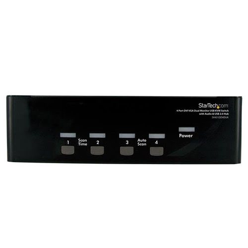 4 Port DVI VGA Dual Monitor KVM Switch - Achat / Vente sur grosbill.com - 0