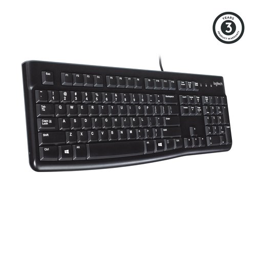 K120 Corded Keyboard Noir - Achat / Vente sur grosbill.com - 6