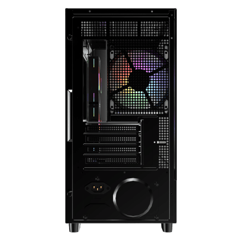 M.RED Vision Black Infinite Noir - Boîtier PC M.RED - grosbill.com - 3