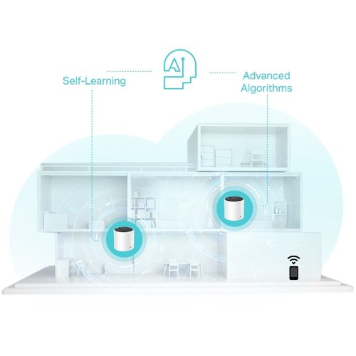TP-Link Deco X55(2-pack) - Wifi 6 MESH AX3000 - grosbill.com - 5