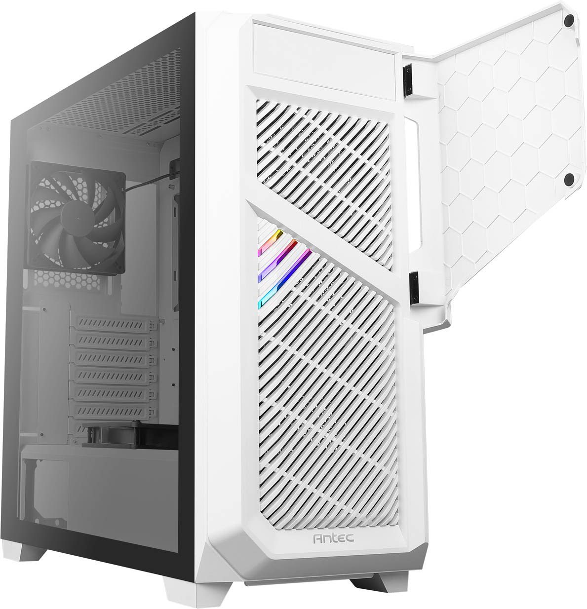 Antec DP502 FLUX White Blanc - Boîtier PC Antec - grosbill.com - 2