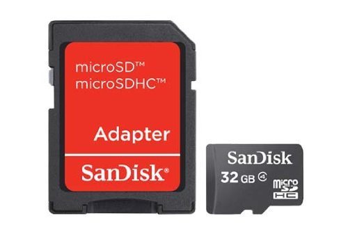 32GB microSDHC Class 4 Mem Card SD Adapt - Achat / Vente sur grosbill.com - 0