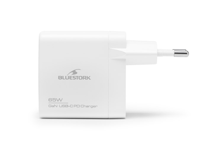 Bluestork 65W USB C - Blanc/Détachable  (PW-NB-65-C-GAN-W) - Achat / Vente Accessoire alimentation sur grosbill.com - 1