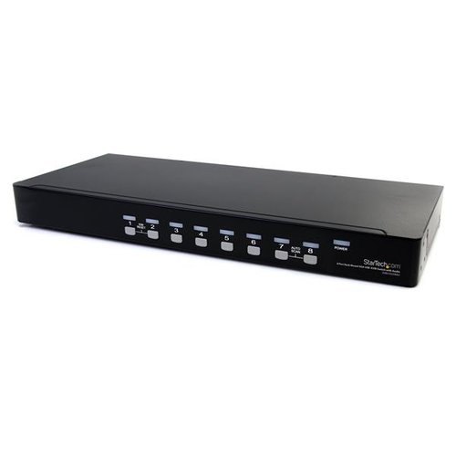 StarTech 8 Port USB VGA KVM Switch with Audio