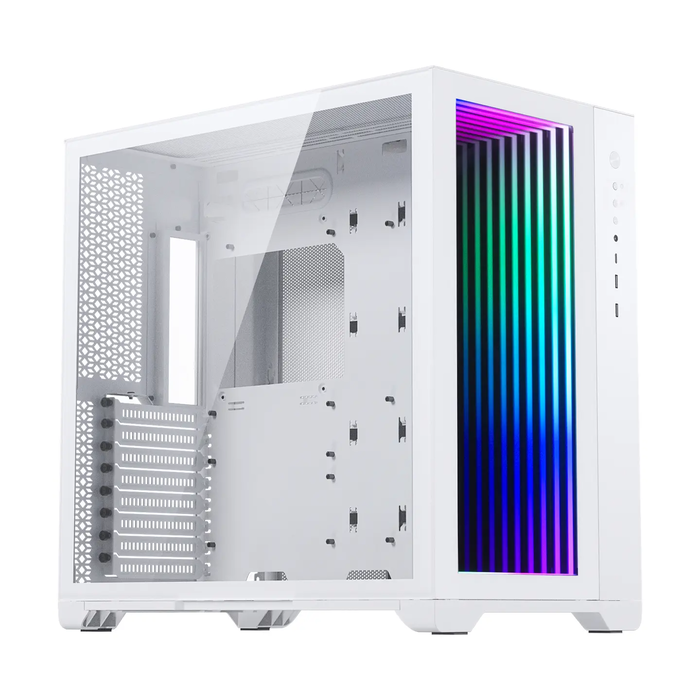 Magnium Gear Neo Qube 2 Infinity RGB TG Blanc- MT/Ss Alim/E-ATX Blanc - Boîtier PC - 0