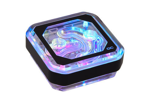 image produit Alphacool Waterblock CPU XPX Aurora - Acryl Black DRGB Grosbill