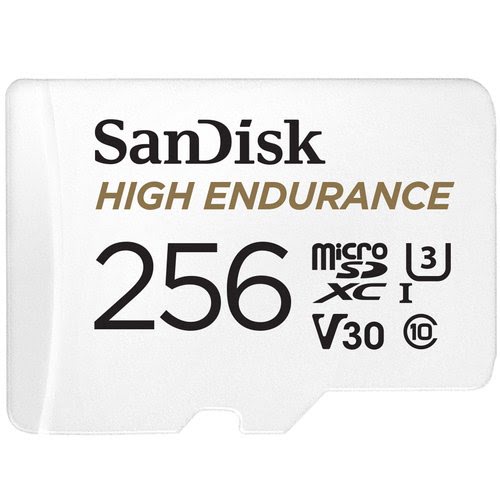 Sandisk SanDisk microSDHC 256GB HE w/Adapter