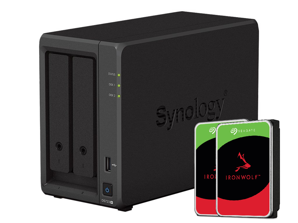 Synology DS723+ - 2 Baies avec 2 Disques de 6To